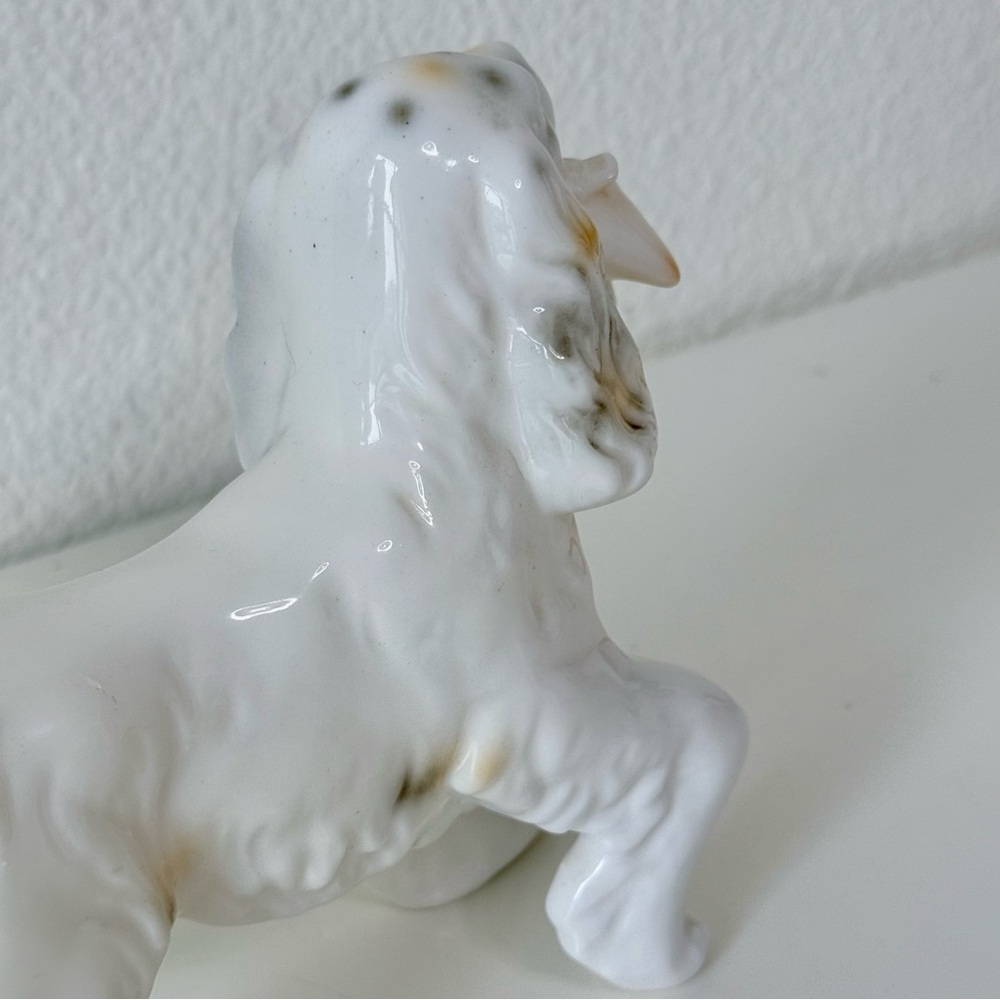 Vintage 1950’s Arnart Creations Japan English Setter Hunting Dog W/Duck Figurine - Picture 11 of 13